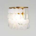 Бра с перламутром 60084/2 латунь/перламутр