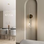 Бра со стеклянным плафоном 201002