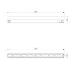 Brass Line Трековый светильник 10W 4000K латунь 85528/01