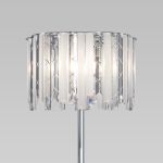 Напольный светильник с хрусталем 109011 хром