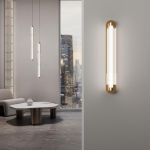 Настенный светодиодный светильник с регулировкой цветовой температуры 2700/3000/4200 К 303071 LED латунь