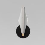 Настенный светодиодный светильник со стеклянным плафоном 303054 LED латунь