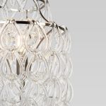 Настольный светильник с фигурным стеклом 1_380