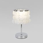 Настольный светильник с перламутром 208101 хром