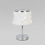 Настольный светильник с перламутром 208101 хром