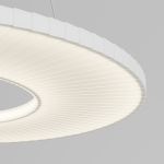 Подвесной светодиодный светильник с абажуром из ткани 101001 LED белый