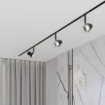 Slim Magnetic Трековый светильник 10W 4000K черный 85532/01