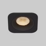 Светильник встраиваемый светодиодный Tetro 10W 3000K черный IP44 15276/LED