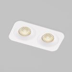 Светильник встраиваемый светодиодный Tetro 20W 3000K белый IP44 15277/LED