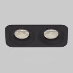 Светильник встраиваемый светодиодный Tetro 20W 4000K черный IP44 15277/LED