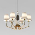 Умная люстра с декором из керамики 101012/6