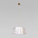 Умная люстра с перламутром 101013/5 латунь/перламутр