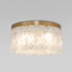 Умная потолочная люстра с перламутром 60084/5 латунь/перламутр Smart