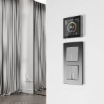 Умный сенсорный терморегулятор с LCD дисплеем черный W1851108