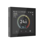 Умный сенсорный терморегулятор с LCD дисплеем черный W1851108