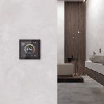 Умный сенсорный терморегулятор с LCD дисплеем дымчатый W1851104