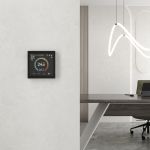 Умный сенсорный терморегулятор с LCD дисплеем дымчатый W1851104