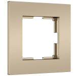 W0012911/ Рамка на 1 пост Slab (шампань софт) W0012911