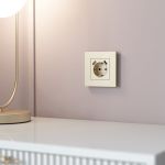 W0012911/ Рамка на 1 пост Slab (шампань софт) W0012911