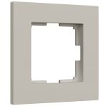 W0012917/ Рамка на 1 пост Slab (дымчатый софт) W0012917