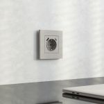 W0012917/ Рамка на 1 пост Slab (дымчатый софт) W0012917