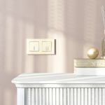 W0022911/ Рамка на 2 поста Slab (шампань софт) W0022911