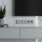 W0052917/ Рамка на 5 постов Slab (дымчатый софт) W0052917