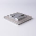 W1130006/ Выключатель трехклавишный (серебряный) W1130006