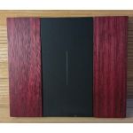 KA4802AM Bticino LIVING NOW. Декоративная рамка 2 модуля. Амарант