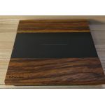 KA4802ZB Bticino LIVING NOW. Декоративная рамка 2 модуля. Зебрано дерево