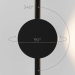 Cветильник настенный светодиодный Illume черный 3000K 40154/LED