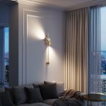 Cветильник настенный светодиодный Illume латунь 4000K 40154/LED