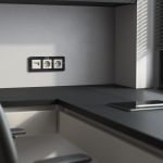 Накладка для двойной розетки Еthernet RJ-45 (дымчатый) W1291104