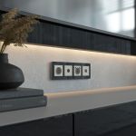 Накладка для розетки USB (дымчатый) W1279504