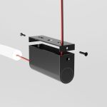 Накладные крепления для круглого гибкого неона Full light черный (FL 28101) FL 28101