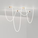 Накладные крепления для круглого гибкого неона Full light латунь FL 28101