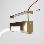 Накладные крепления для круглого гибкого неона Full light латунь FL 28160