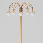 Напольный светодиодный светильник с регулировкой цветовой температуры Ragno 90194 золото