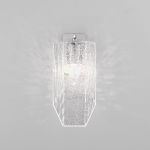 Настенный светильник с плафоном из фактурного стекла 381/1