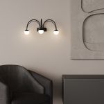 Настенный светодиодный светильник Ragno 90031/3 черный