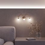 Настенный светодиодный светильник Ragno 90031/3 золото