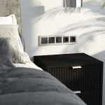 Рамка из металла на 5 постов AluMax алюминий W0053506