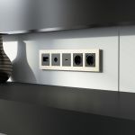 Рамка из металла на 5 постов AluMax шампань алюминий W0053511