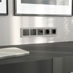 Рамка из стекла на 5 постов Senso дымчатый soft-touch W0053117