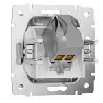 Розетка Ethernet RJ-45 cat. 6A экранированная (белый матовый) W5120001