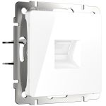 Розетка Ethernet RJ-45 cat. 6A экранированная (белый) W5120101