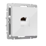 Розетка Ethernet RJ-45 cat. 6A экранированная (белый) W5120101