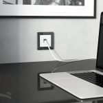 Розетка Ethernet RJ-45 cat. 6A экранированная (белый) W5120101