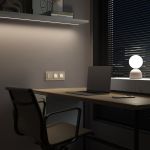 Розетка с подсветкой W (айвори матовый) W1171462