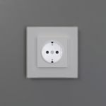 Розетка с подсветкой W (белый матовый) W1171461